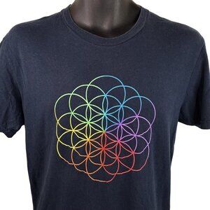 Coldplay Head Full Of Dreams 2016 World Tour T Navy Men’s S Unisex Women’s L